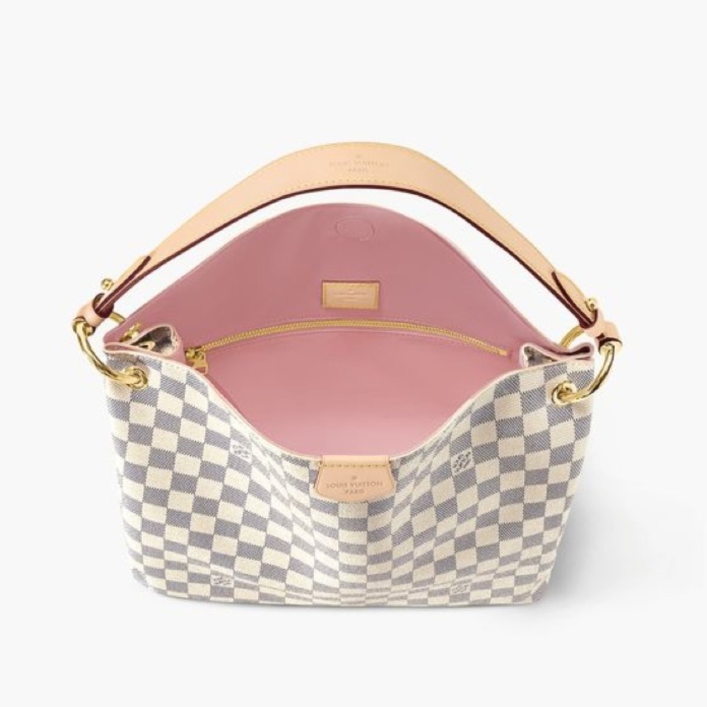 Louis Vuitton Damier Azur Canvas Bag & crossbody bag strap - Picture 6 of 15